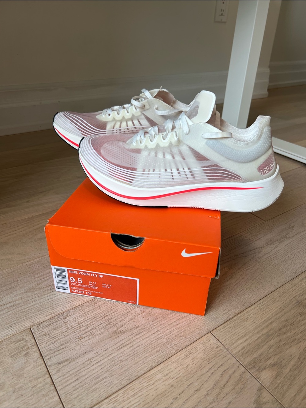 Nike Zoom Fly SP Breaking 2 (Limited NikeLab Tier-0 2018) (White/Crimson)